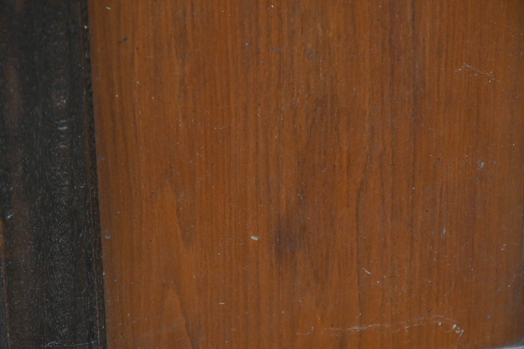 ヴィンテージ建具　昭和中期　デザインガラス入りのレトロなガラス扉1枚　(R-083735)