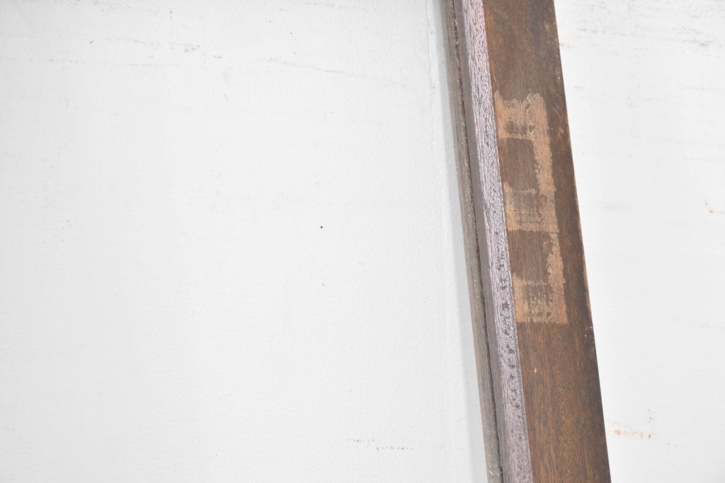 ヴィンテージ建具　昭和中期　デザインガラス入りのレトロなガラス扉1枚　(R-083735)