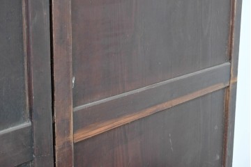 アンティーク建具　明治期　落ち着いた木肌が味わい深い帯戸2枚セット　(R-083738)