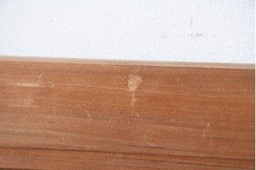 和製ヴィンテージ　昭和中期　松竹梅の縁起物の両面彫刻を施した欄間2枚セット　(R-083739)