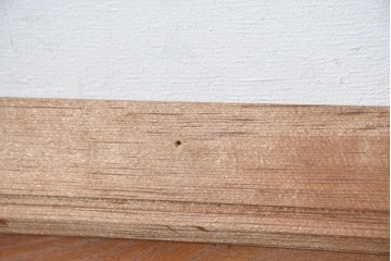 和製ヴィンテージ　昭和中期　松竹梅の縁起物の両面彫刻を施した欄間2枚セット　(R-083739)