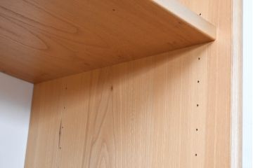 デンマークビンテージ　ビーチ材　シンプルなデザインがお部屋に馴染みやすいオープンシェルフ(本棚、ブックシェルフ、オープンラック、収納棚、飾り棚、ヴィンテージ、北欧)(R-083743)