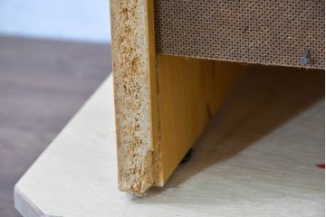 デンマークビンテージ　ビーチ材　シンプルなデザインがお部屋に馴染みやすいオープンシェルフ(本棚、ブックシェルフ、オープンラック、収納棚、飾り棚、ヴィンテージ、北欧)(R-083744)
