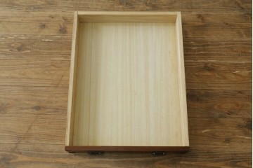 中古　美品　民芸家具　様々な使い方ができる!左右入れ替え可能な組み立て式両袖机　(R-083753)