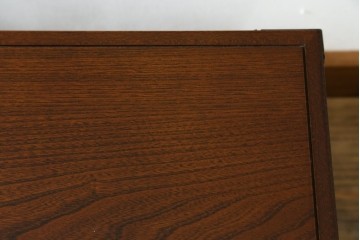 中古　美品　民芸家具　様々な使い方ができる!左右入れ替え可能な組み立て式両袖机　(R-083753)