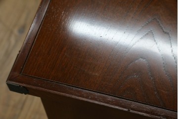 中古　美品　民芸家具　様々な使い方ができる!左右入れ替え可能な組み立て式両袖机　(R-083753)