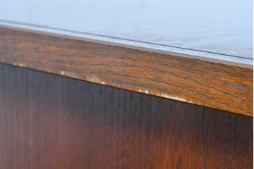 中古　美品　民芸家具　様々な使い方ができる!左右入れ替え可能な組み立て式両袖机(文机、座卓、座机、ローテーブル、作業台、ワークデスク、在宅ワーク、在宅用)(R-083753)