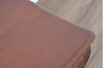 中古　美品　maruni(マルニ木工)　マキシマムシリーズ　緩やかな猫脚と上品な佇まいが魅力のセンターテーブル(ローテーブル、リビングテーブル)(定価約25万円)(R-083765)