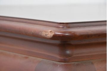 中古　美品　maruni(マルニ木工)　マキシマムシリーズ　緩やかな猫脚と上品な佇まいが魅力のセンターテーブル(ローテーブル、リビングテーブル)(定価約25万円)(R-083765)