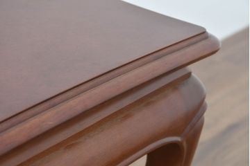 中古　美品　maruni(マルニ木工)　マキシマムシリーズ　緩やかな猫脚と上品な佇まいが魅力のセンターテーブル(ローテーブル、リビングテーブル)(定価約25万円)(R-083765)