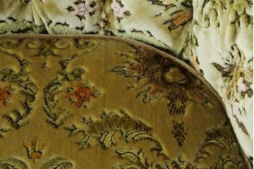 中古　美品　maruni(マルニ木工)　Maximum(マキシマム)シリーズ　1人掛けソファとオットマンセット　定価約30万円　(R-083767)
