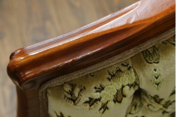 中古　美品　maruni(マルニ木工)　Maximum(マキシマム)シリーズ　1人掛けソファ2脚セット　定価(2脚合計)約42万円　(R-083768)
