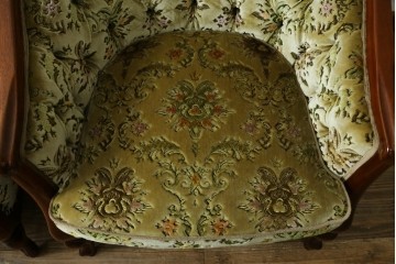 中古　美品　maruni(マルニ木工)　Maximum(マキシマム)シリーズ　1人掛けソファ2脚セット　定価(2脚合計)約42万円　(R-083768)
