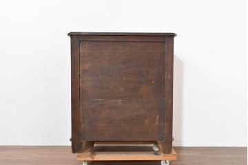 フランスアンティーク　パイン材　カントリースタイルのお部屋におすすめ!木のぬくもり溢れるサイドチェスト(引き出し)(R-083775)