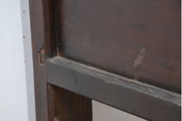 アジアンビンテージ　欅(ケヤキ)材　松材　アンティーク調　オリエンタルな雰囲気を醸し出す豆びつ(韓国、豆櫃、米びつ、サイドテーブル、バンダヂ、バンダジ、バンダチ、収納箱、収納付きベンチ、スツール、店舗什器、ヴィンテージ)(R-083778)