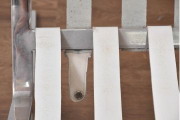 中古　イタリアビンテージ　リプロダクト品　本革　モダンな寛ぎ空間を演出するバルセロナチェアとオットマンのセット(バルセロナスツール、1人掛けソファ、椅子、イス、ヴィンテージ)(当時25万円で購入)(R-083780)