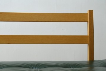 中古　カンディハウス(CONDE HOUSE)　アルプ(ALP)　本革　シンプルで美しい北欧モダンデザインの2人掛けソファ　定価約42万円　(R-083782)