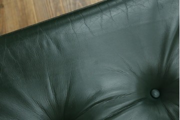 中古　カンディハウス(CONDE HOUSE)　アルプ(ALP)　本革　シンプルで美しい北欧モダンデザインの2人掛けソファ　定価約42万円　(R-083782)