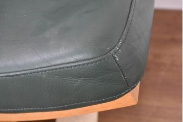 中古　カンディハウス(CONDE HOUSE)　アルプ(ALP)　本革　シンプルで美しい北欧モダンデザインの2人掛けソファ(ダイニングソファ、レザーソファ、2P、二人掛け、2人掛け)(定価約42万円)(R-083782)