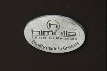 中古　美品　IDC大塚家具取り扱い　ヒモラ(himolla)　上質な本革素材と快適な座り心地が魅力の2Pソファ　定価約25万円　(R-083784)