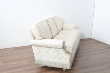 中古　展示品　美品　イギリス　英国高級家具ブランド　Art forma(アートフォーマ)　優雅なひとときを演出する3人掛けソファ(トリプルソファ、三人掛け、3P、英国)(定価約55万円)(R-083786)