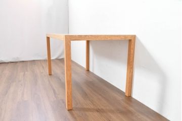 中古　arflex(アルフレックス)　ALLORA 05(アローラ05)　オーク材の温もりあふれるダイニングテーブル(4人掛け、4人用、作業台、食卓)(定価約21万8千円)(R-083787)