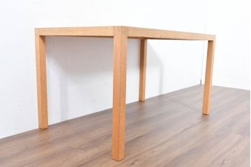 中古　arflex(アルフレックス)　ALLORA 05(アローラ05)　オーク材の温もりあふれるダイニングテーブル(4人掛け、4人用、作業台、食卓)(定価約21万8千円)(R-083787)