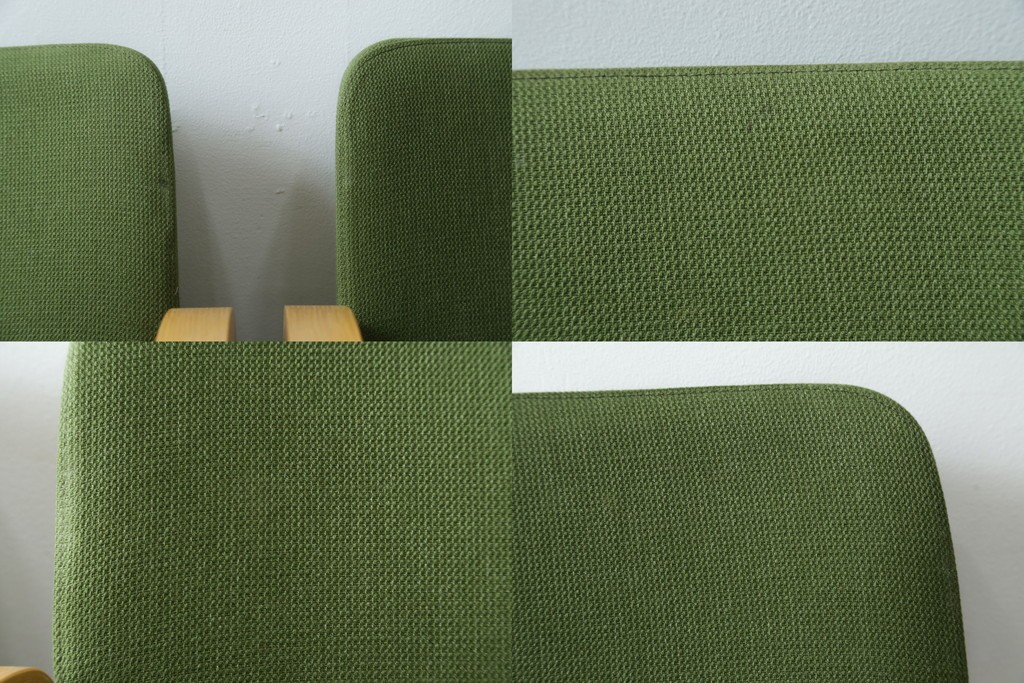 中古　arflex(アルフレックス)　FK　優しい色合いがナチュラルな印象を与えるアームチェア4脚セット　現行定価約374000円　(R-083788)