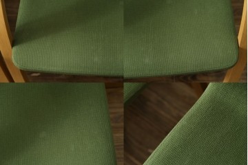 中古　arflex(アルフレックス)　FK　優しい色合いがナチュラルな印象を与えるアームチェア4脚セット　現行定価約374000円　(R-083788)