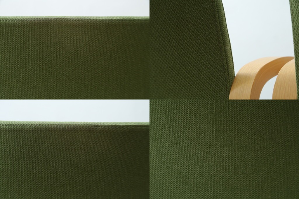 中古　arflex(アルフレックス)　FK　優しい色合いがナチュラルな印象を与えるアームチェア4脚セット　現行定価約374000円　(R-083788)