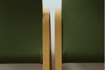 中古　arflex(アルフレックス)　FK　優しい色合いがナチュラルな印象を与えるアームチェア4脚セット　現行定価約374000円　(R-083788)