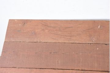 和製ビンテージ　アイアンレッグが魅力的なアンティーク調のローテーブル(コーヒーテーブル、センターテーブル、カフェテーブル、リビングテーブル、ヴィンテージ)(R-083789)