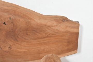 和製アンティーク　特大!!　重厚　杢目の良い総欅(ケヤキ)材一枚板　自然の風合いを活かした温かみあるデザインが魅力の衝立て(パーテーション、つい立て、衝い立て、間仕切り)(R-083790)