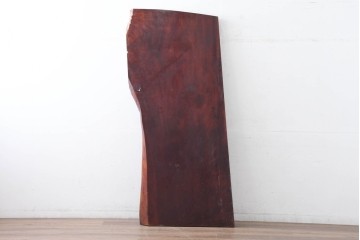 《再塗装費込み(片面のみ)》　和製ヴィンテージ　杢目の美しさが魅力の欅材一枚板　(R-083794)