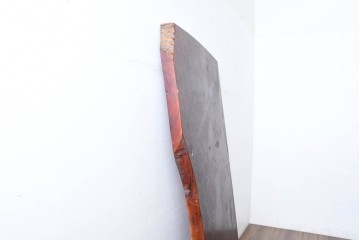 《再塗装費込み(片面のみ)》　和製ヴィンテージ　杢目の美しさが魅力の欅材一枚板　(R-083794)