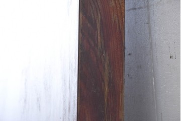 《再塗装費込み(片面のみ)》　和製ヴィンテージ　杢目の美しさが魅力の欅材一枚板　(R-083794)