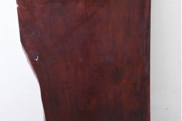 《再塗装費込み(片面のみ)》　和製ヴィンテージ　杢目の美しさが魅力の欅材一枚板　(R-083794)