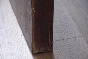 《再塗装費込み(片面のみ)》　和製ヴィンテージ　杢目の美しさが魅力の欅材一枚板　(R-083794)