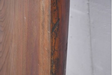 《再塗装費込み(片面のみ)》　和製ヴィンテージ　杢目の美しさが魅力の欅材一枚板　(R-083794)