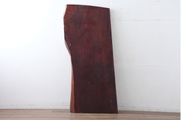 《再塗装費込み(片面のみ)》　和製ヴィンテージ　杢目の美しさが魅力の欅材一枚板　(R-083794)