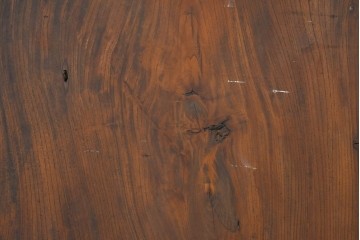 《再塗装費込み(片面のみ)》　和製ヴィンテージ　杢目の美しさが魅力の欅材一枚板　(R-083794)