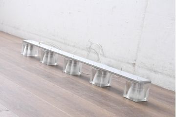 中古　ルミナベッラ(LUMINABELLA)　ファビアン(Fabbian)　モダンな空間に映える5灯ペンダントライト(天井照明、吊り下げ照明)(定価約25万円)(R-083797)