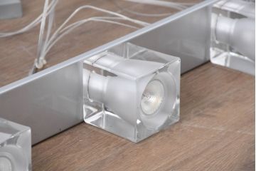 中古　ルミナベッラ(LUMINABELLA)　ファビアン(Fabbian)　モダンな空間に映える5灯ペンダントライト(天井照明、吊り下げ照明)(定価約25万円)(R-083797)
