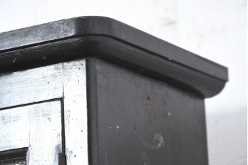 和製アンティーク　ペイント仕上げ限定　見せる収納・隠す収納!インテリアを楽しめるデンタルキャビネット　(R-083800)