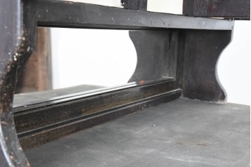 和製アンティーク　ペイント仕上げ限定　見せる収納・隠す収納!インテリアを楽しめるデンタルキャビネット　(R-083800)