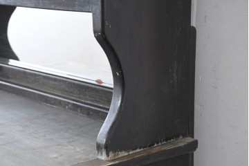 和製アンティーク　ペイント仕上げ限定　見せる収納・隠す収納!インテリアを楽しめるデンタルキャビネット　(R-083800)