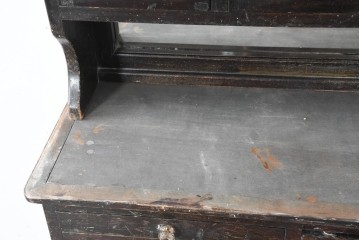 和製アンティーク　ペイント仕上げ限定　見せる収納・隠す収納!インテリアを楽しめるデンタルキャビネット　(R-083800)