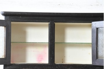 和製アンティーク　ペイント仕上げ限定　見せる収納・隠す収納!インテリアを楽しめるデンタルキャビネット　(R-083800)