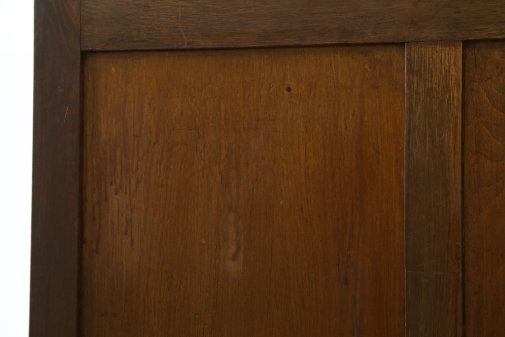 和製アンティーク　レトロな雰囲気が魅力の両袖机　(R-083801)