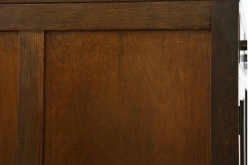 和製アンティーク　レトロな雰囲気が魅力の両袖机　(R-083801)